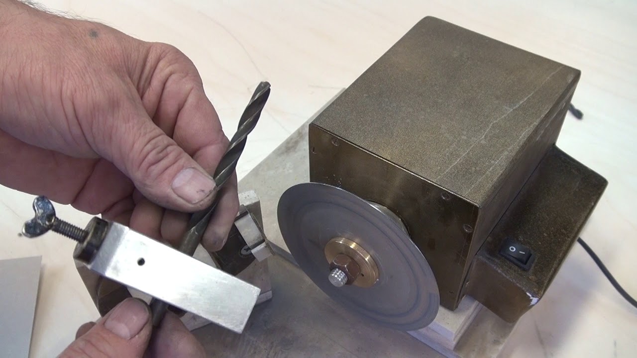 Самодельный станок для заточки свёрл HANDMADE MACHINE FOR SHARPENING OF DRILL BITS