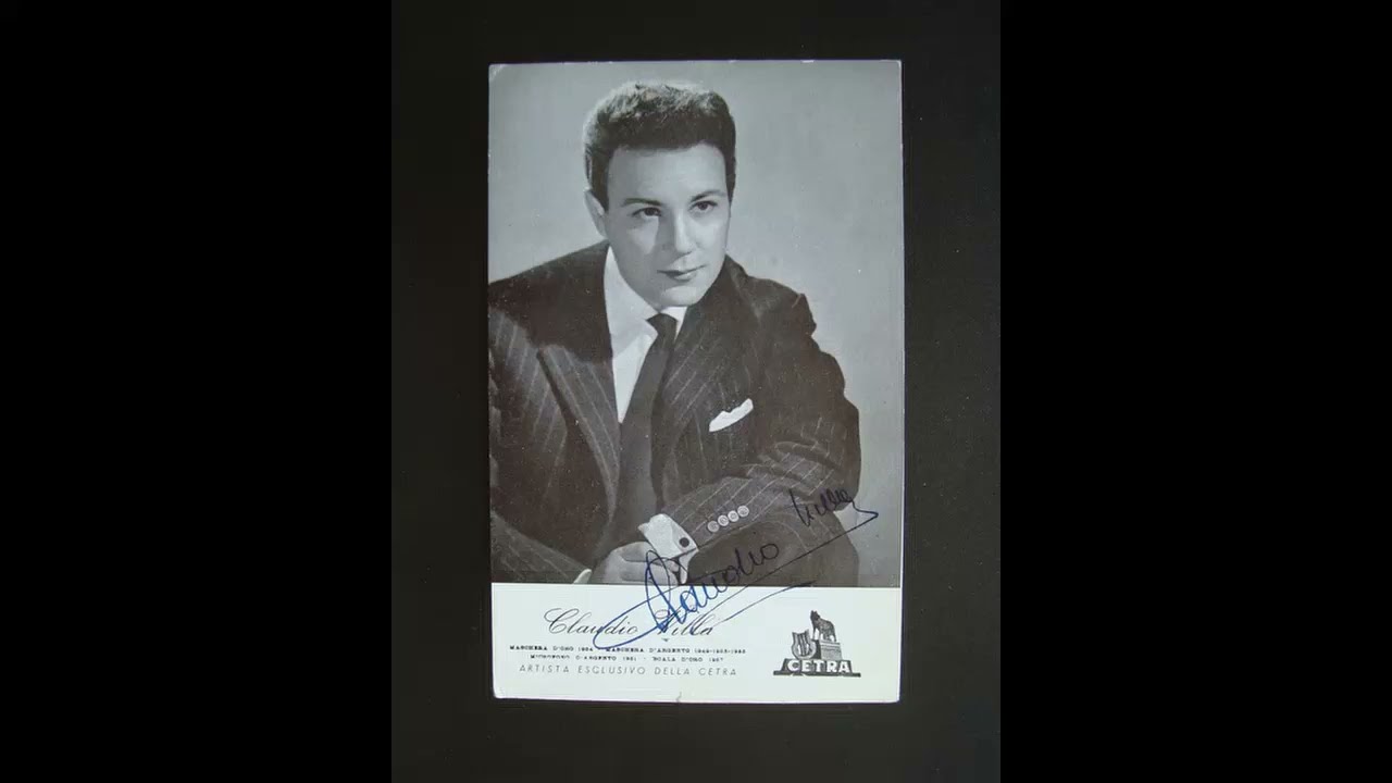 COME E’ BELLO FA L’AMORE QUANNO E’ SERA (CLAUDIO VILLA - CETRA 1958)