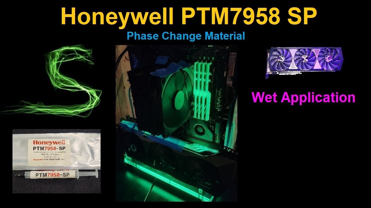 Wet Application of Honeywell PTM7958SP on GPU