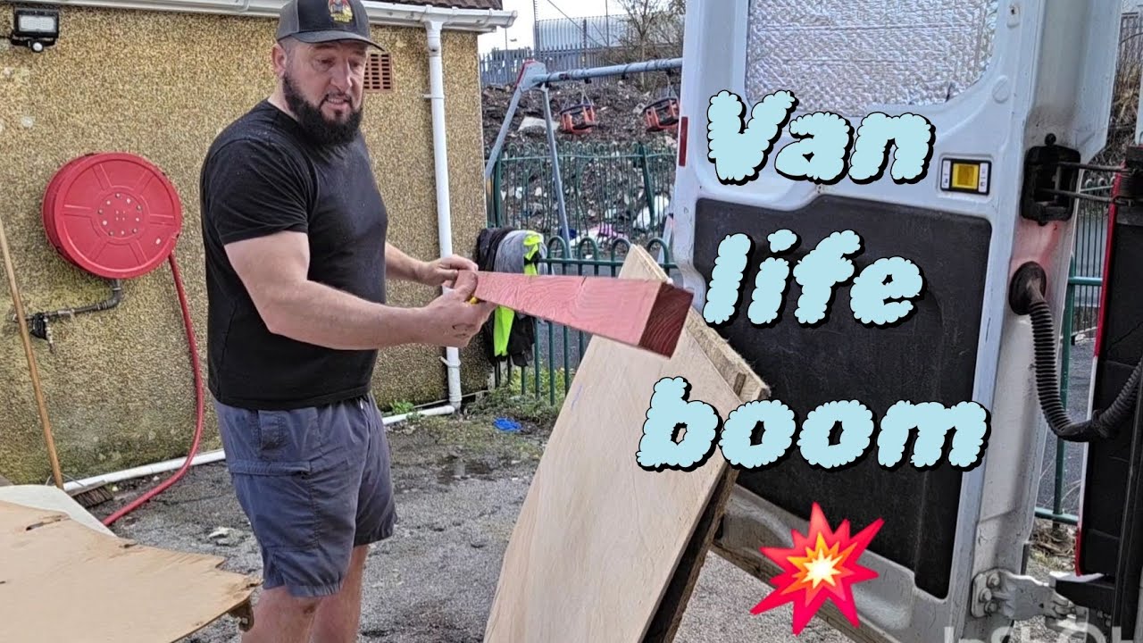 Day 4 of converting a transit Van into a camper. 