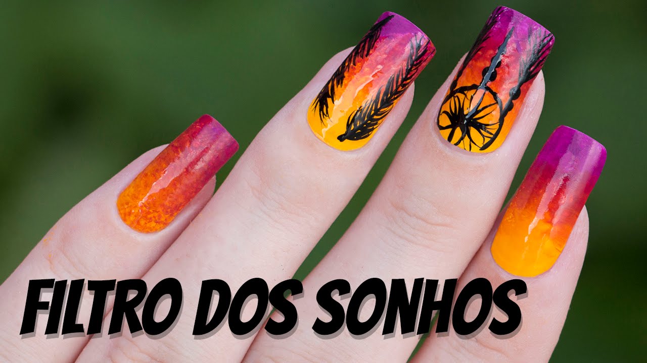 UNHAS DECORADAS COM FILTRO DOS SONHOS - Ideia Rosa