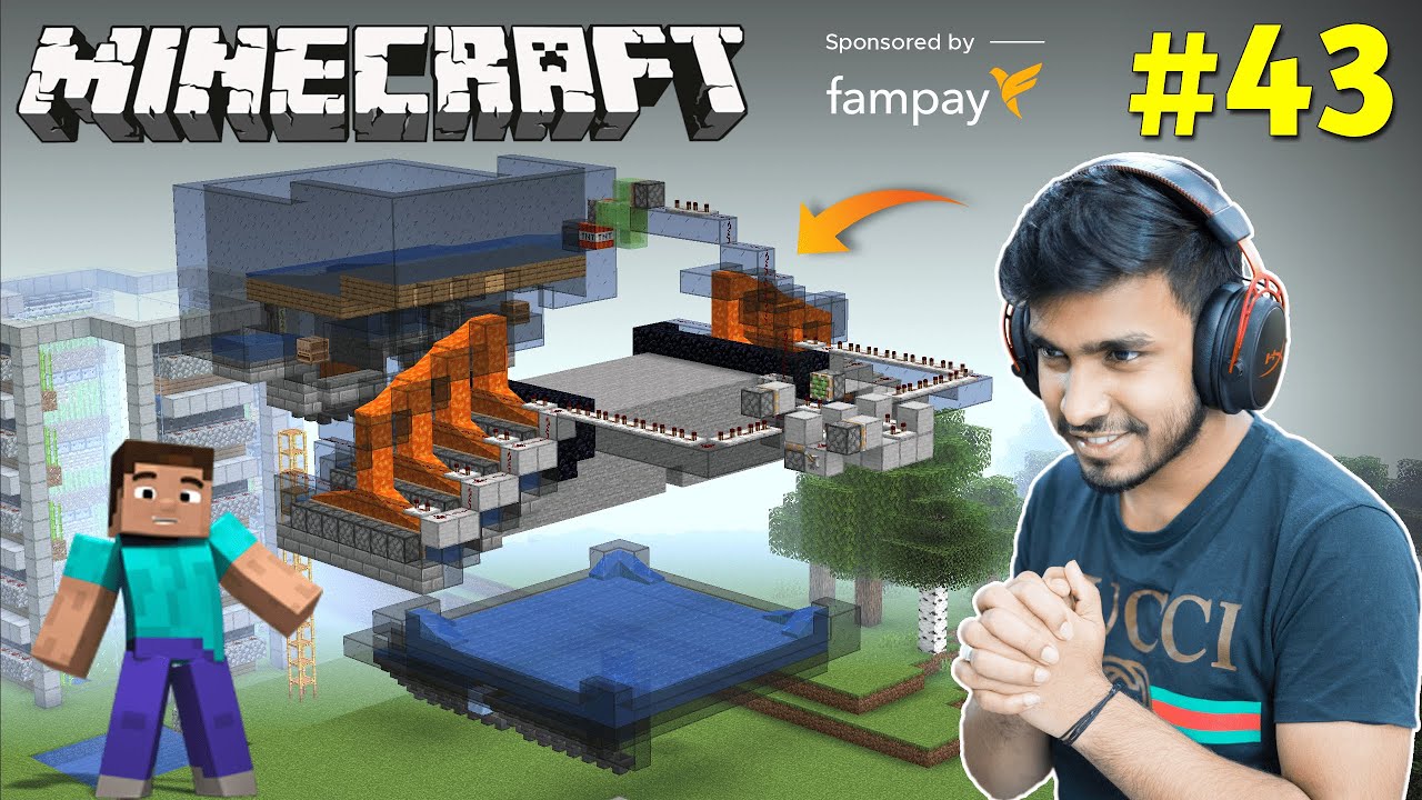 ULTRA GIANT AUTOMATIC STONE FARM | MINECRAFT GAMEPLAY #43