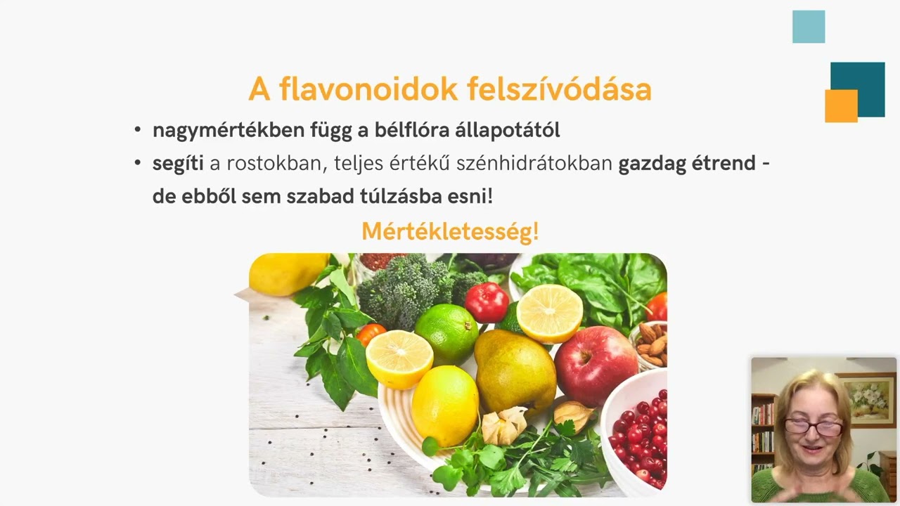 A flavonoidok felsz&iacute;v&oacute;d&aacute;sa