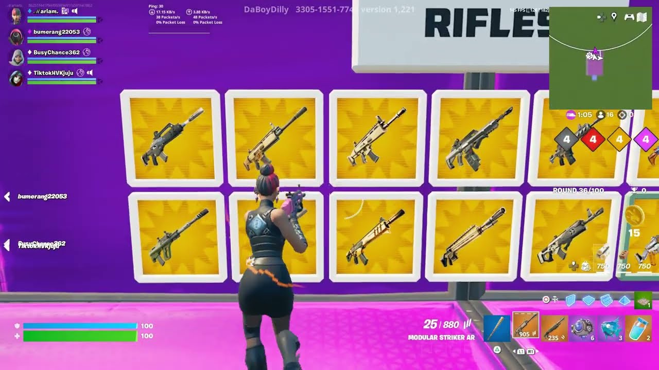 FORTNITE GAMEPLAY GO GOATED! MAP CODE [3305-1551-7747]