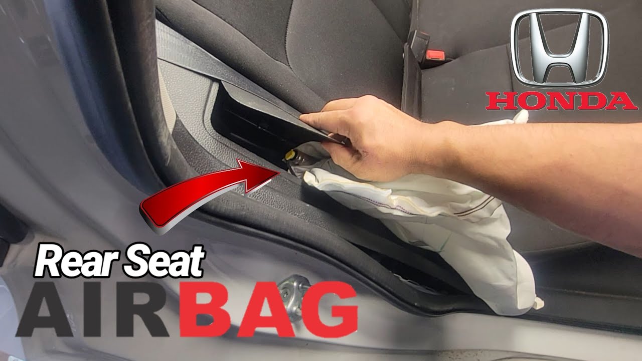 2021+ Honda Civic!  How to Remove Back Seat Airbag Remove!  #airbag  #hondaairbag