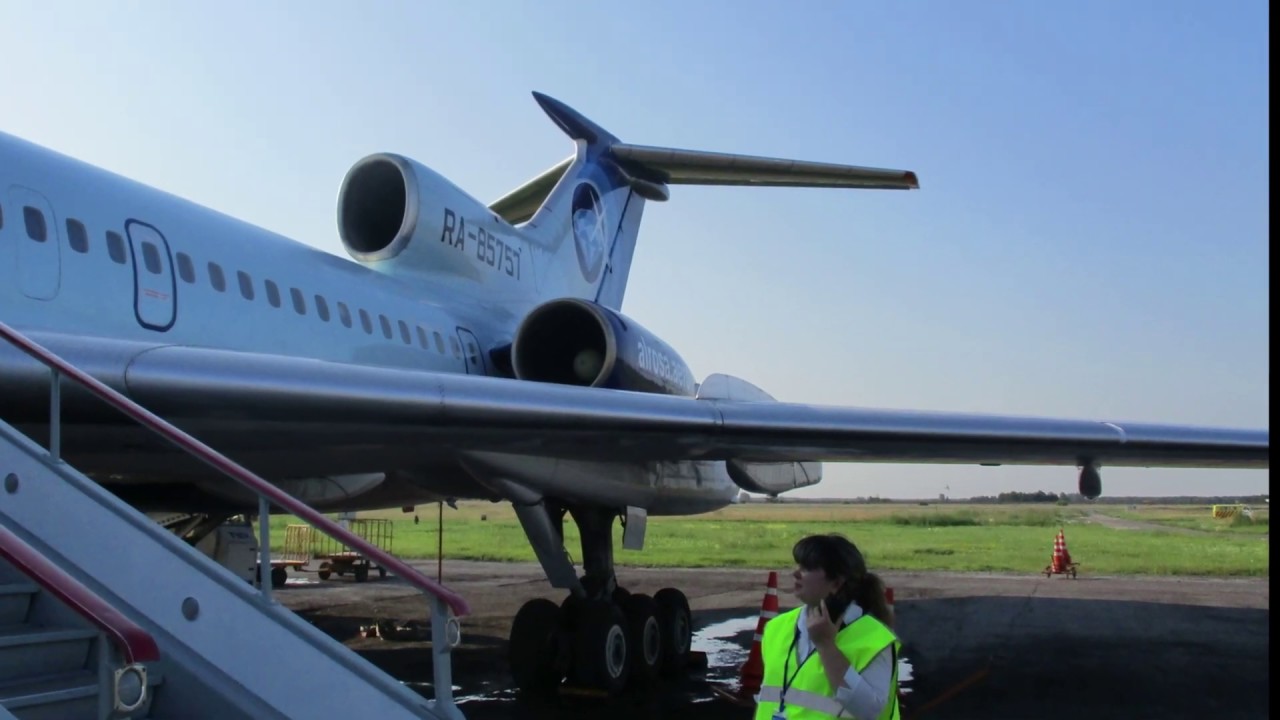 Ту-154M. RA-85757 Часть VI. 02.08.2019. MJZ — OVB / Tupolev Tu-154M. Part VI