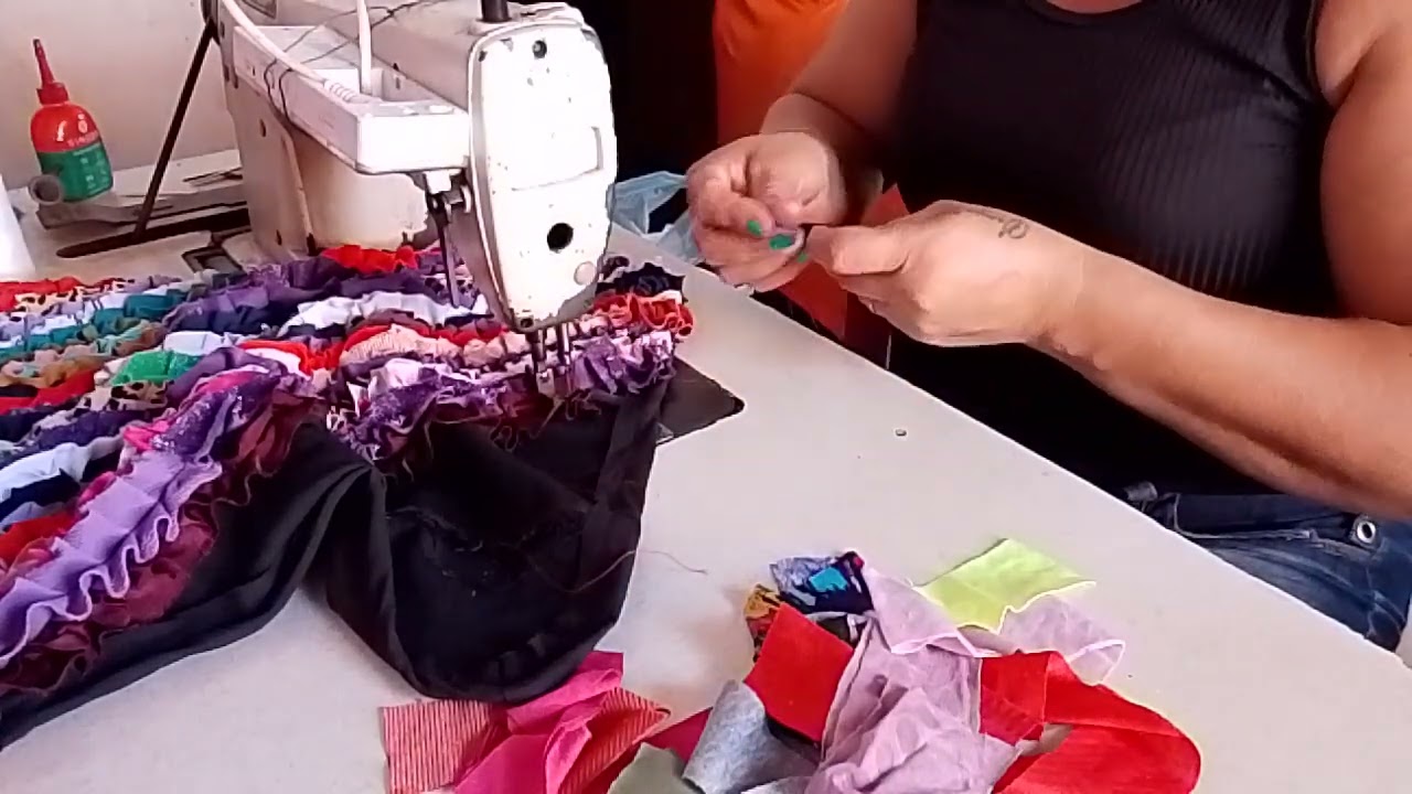 #eliminando #retalhos #guando  reaproveitando toda malhar ❤️🪡✂️🧵💥