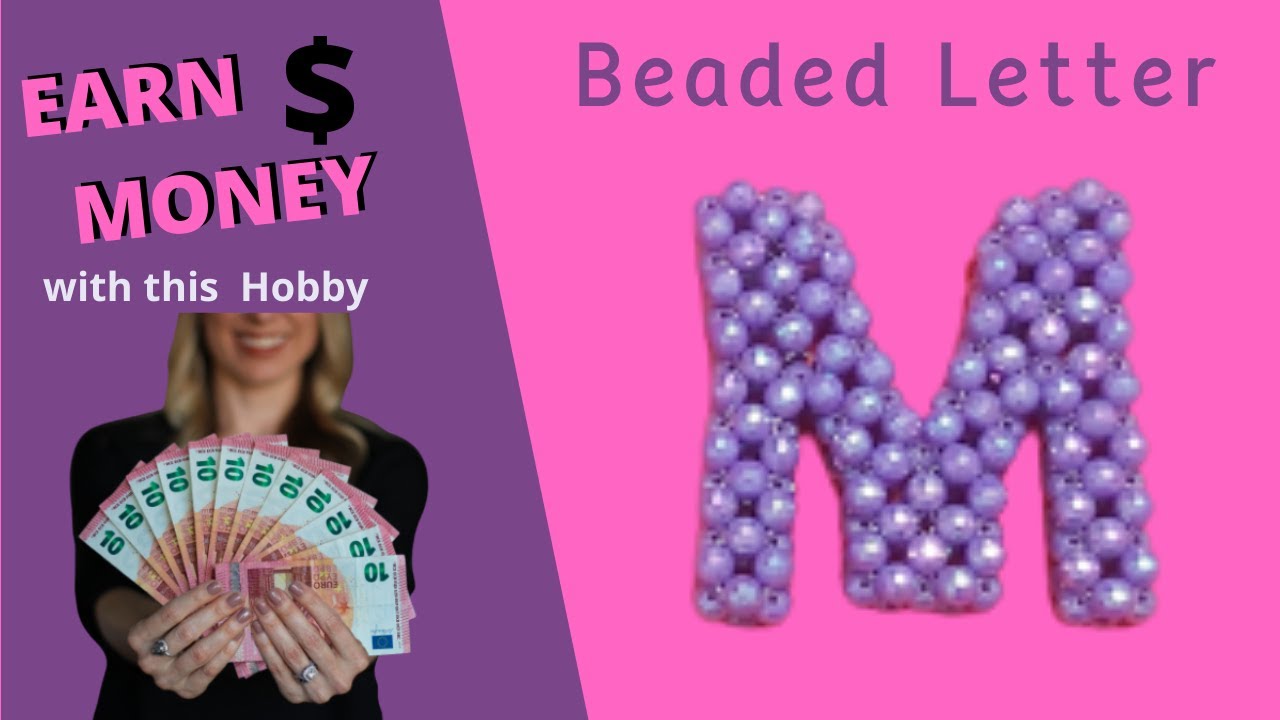 How to Make a Beaded Letter M