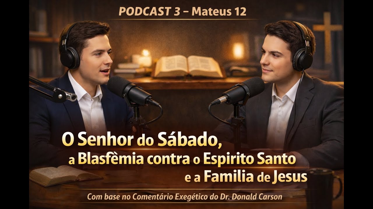 PODCAST 3 - Mateus 12 - O Senhor do Sábado, a Blasfêmia contra o Espírito Santo e a Família de Jesus