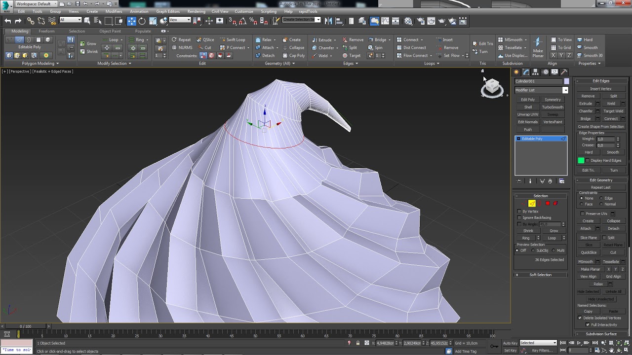 3ds Max Simple twisted candy
