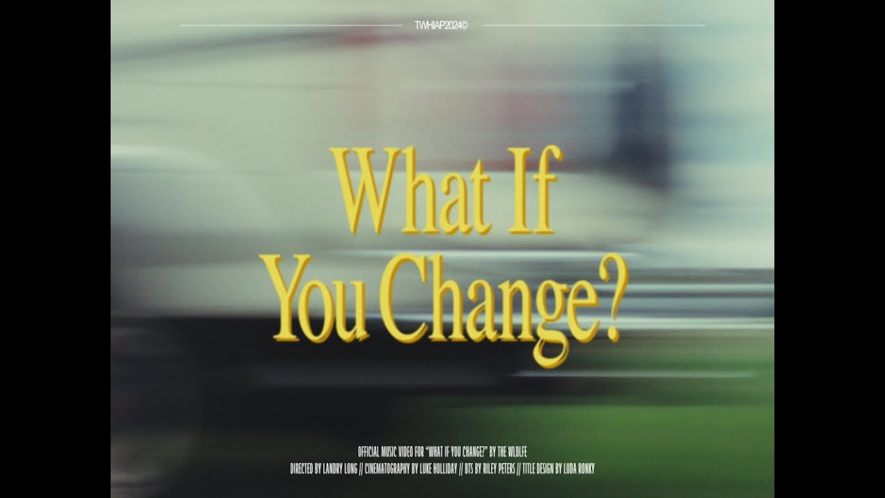 The Wldlfe - What If You Change? (Official Visualizer)