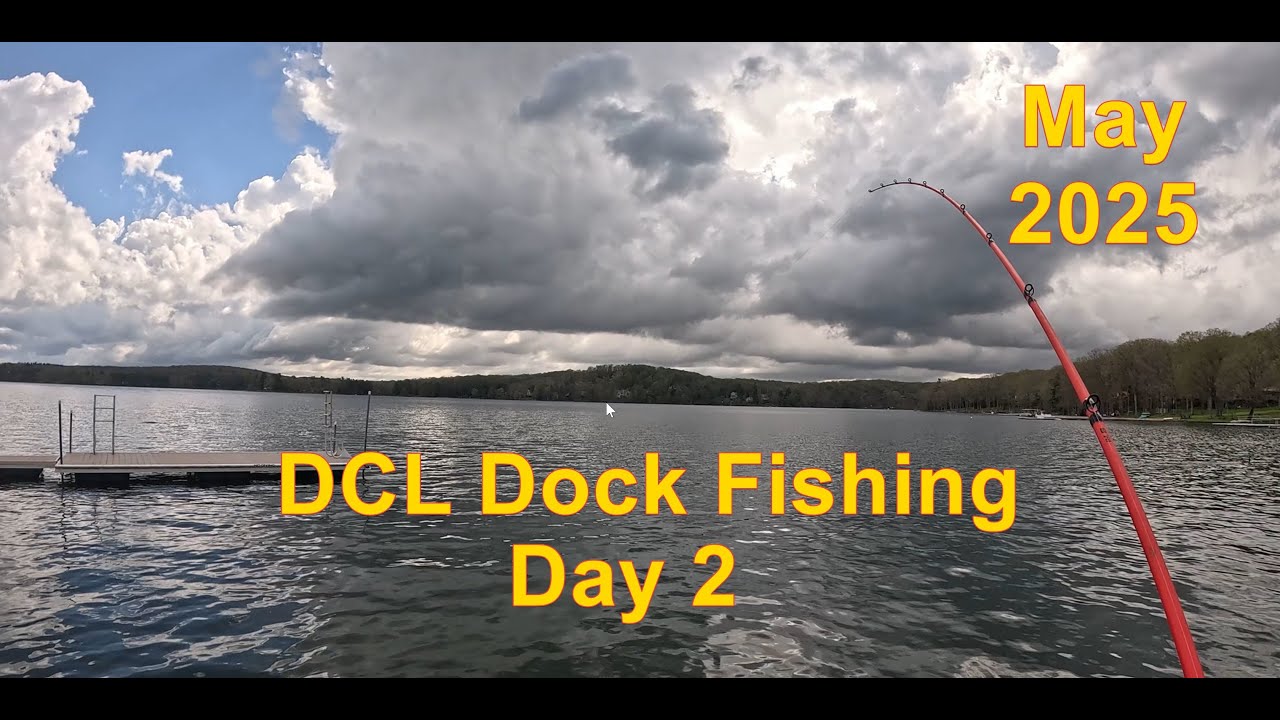 Deep Creek Lake, MD Dock Fishing - Day 2