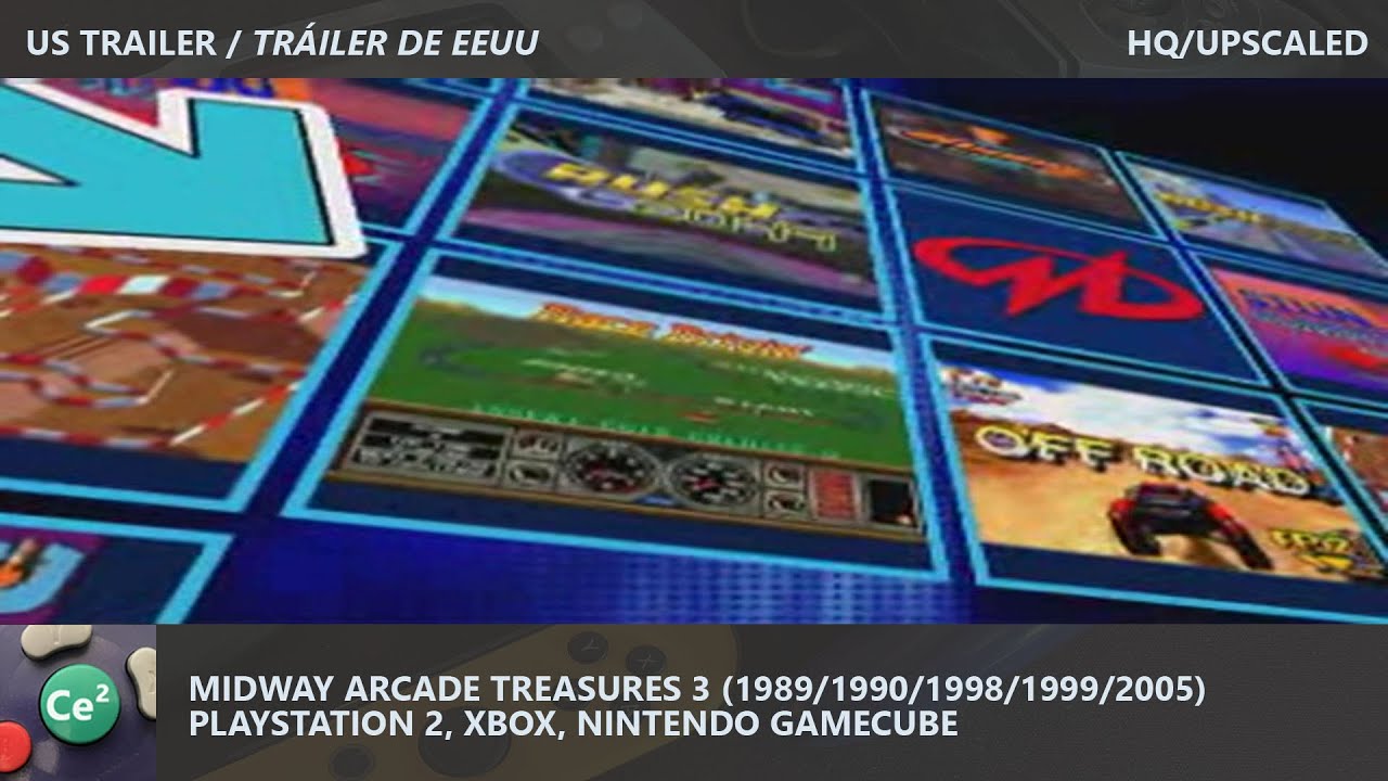 Midway Arcade Treasures 3 | PS2/Xbox/GC | 1989-1999/2005 | VG Collection US Trailer | HQ/Upscaled