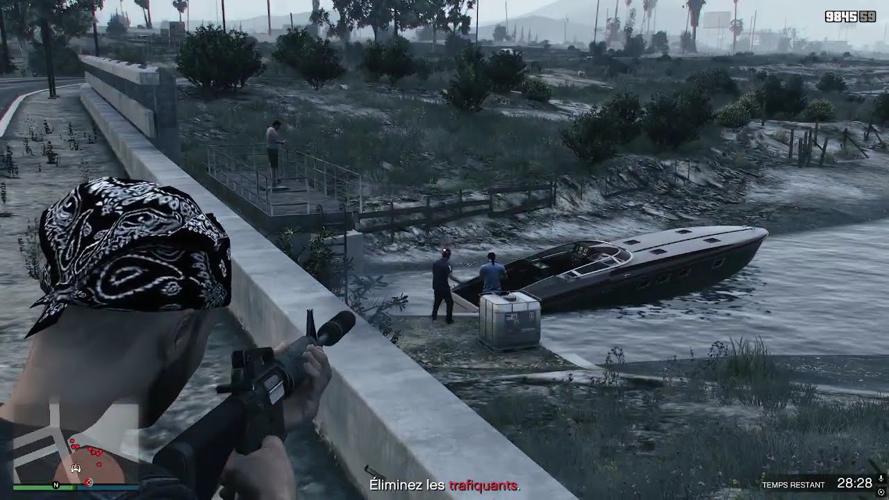 je joue a gta 5