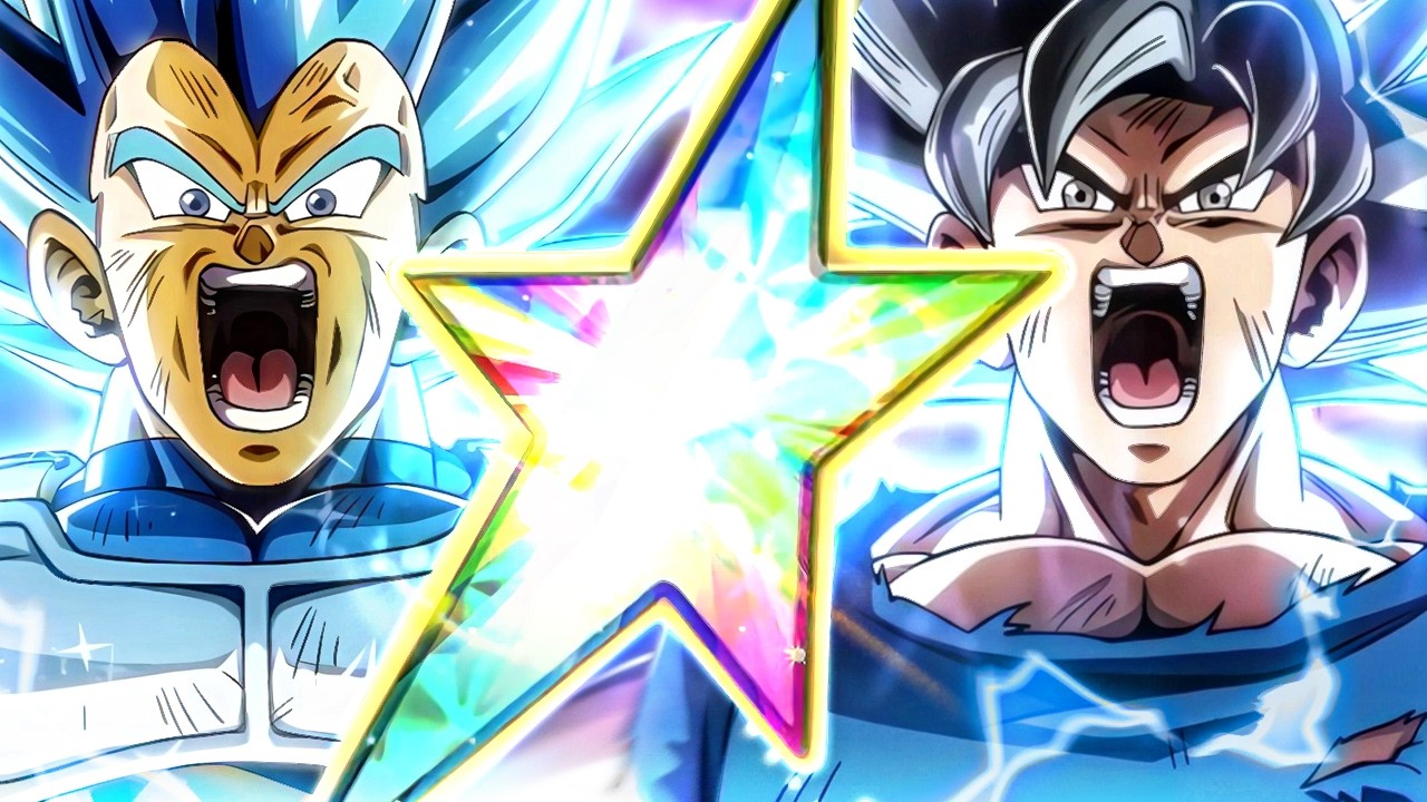 THE *NEW* BEST UNIT IN DOKKAN!!! 100% LR PHY UI GOKU + EVO BLUE VEGETA! (DBZ: Dokkan Battle)
