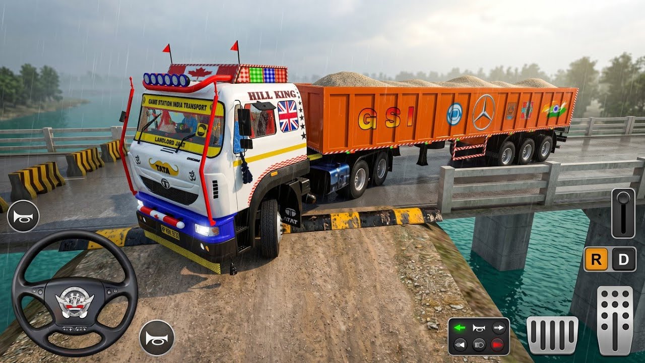 🚛 Tata Signa 5530S Trailer Truck vs Impossible Speed Breaker Challenge 😱 | BUSSID Gameplay