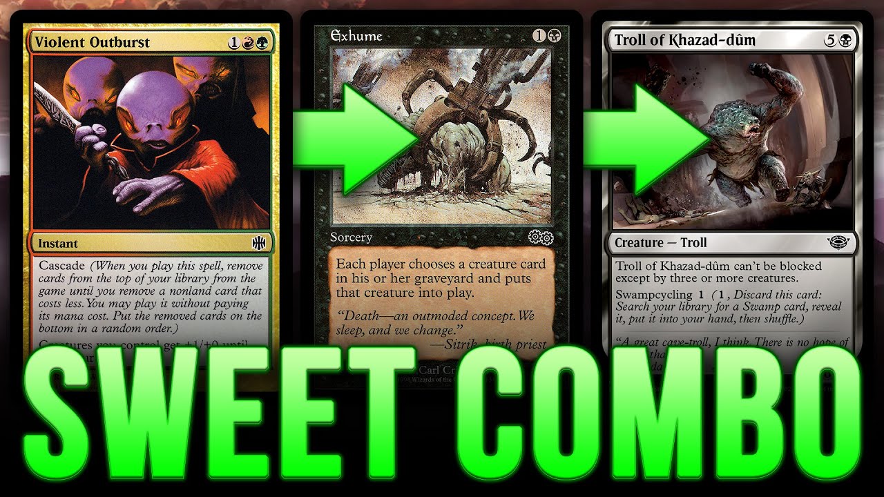 Pauper Living End IS BACK! Violent Outburst ➡️ Exhume ➡️ Troll of Khazad-dûm | Magic: The Gathering