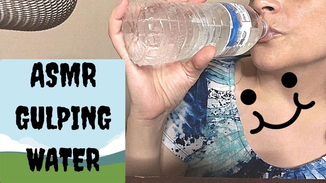 ASMR DRINKING WATER | Gulping Water ASMR | No Talking