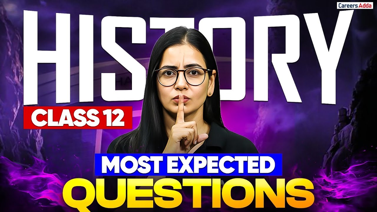 Class 12 History Most Important MCQ's | History Most Expected Questions | Board Exam 2026