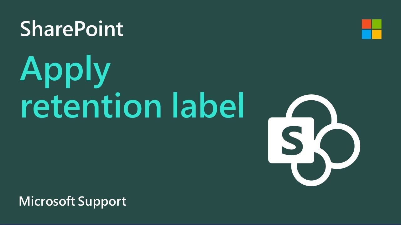 Как применить метку хранения в SharePoint | Microsoft