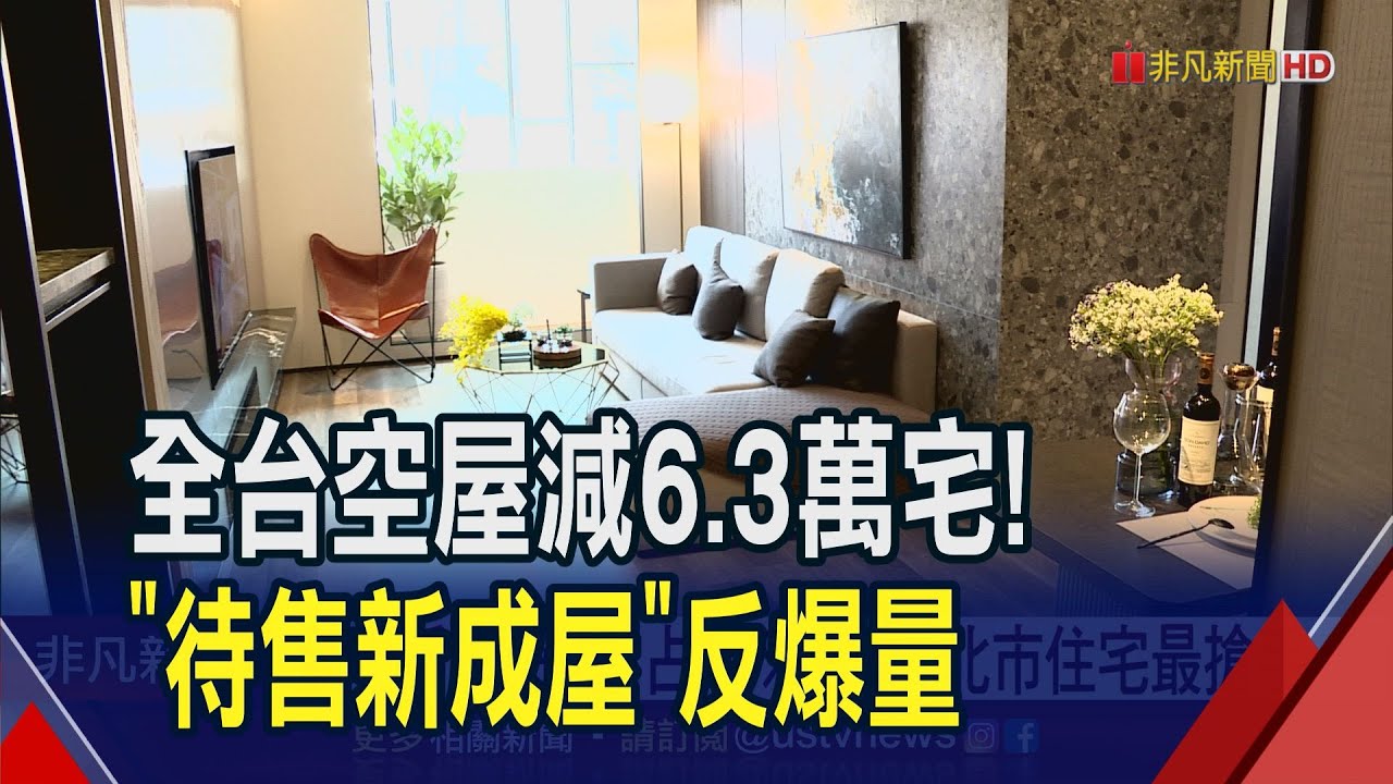 打炒房衝擊...去年Q4新建餘屋8.2萬宅創新高！空屋率反創次低...金門縣蚊子屋全台最多｜非凡財經新聞｜20230721