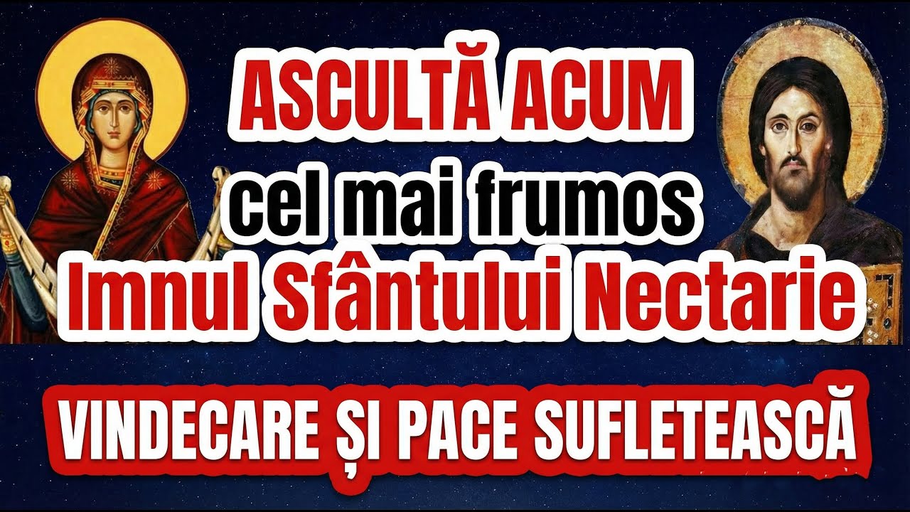 IMNUL Sfântului Nectarie – Rugăciune de Vindecare, Pace și Alinare a Sufletului