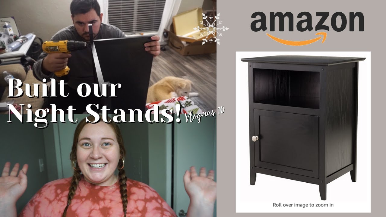 Building our Night Stands from Amazon!!! Vlogmas 10