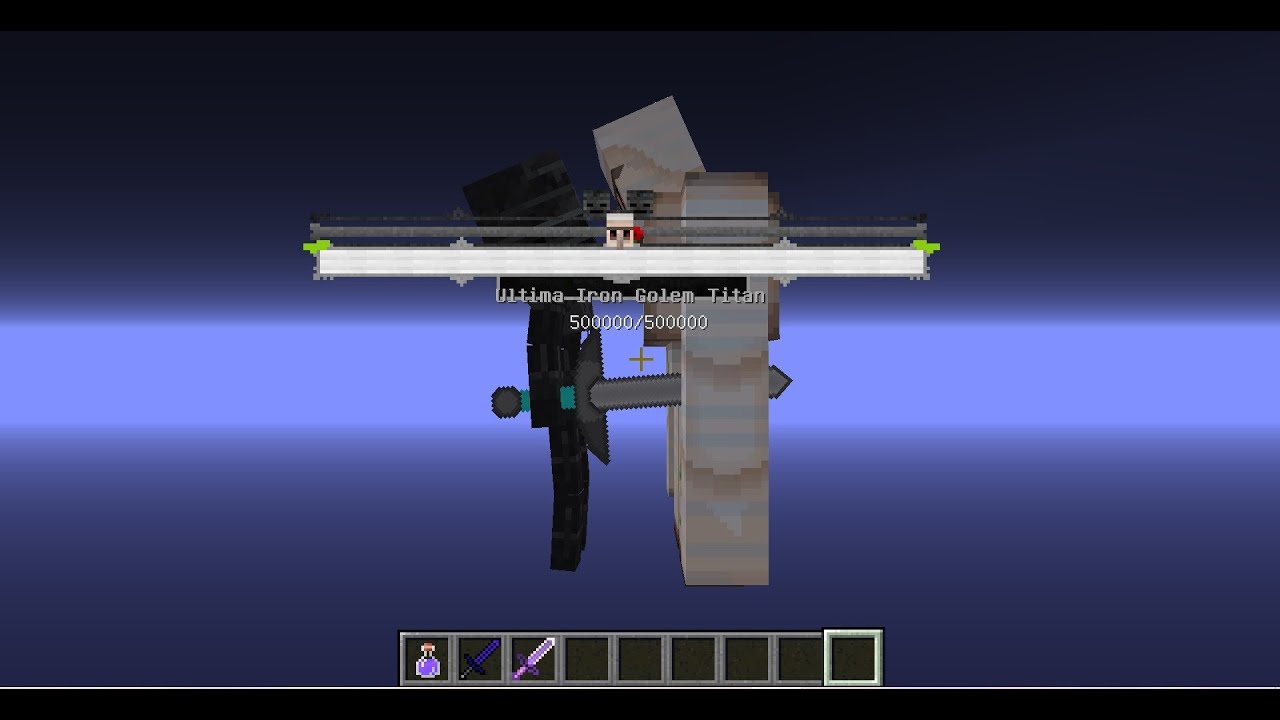 Ultima Iron Golem Titan  VS  Wither Skeleton Titan【0.495】