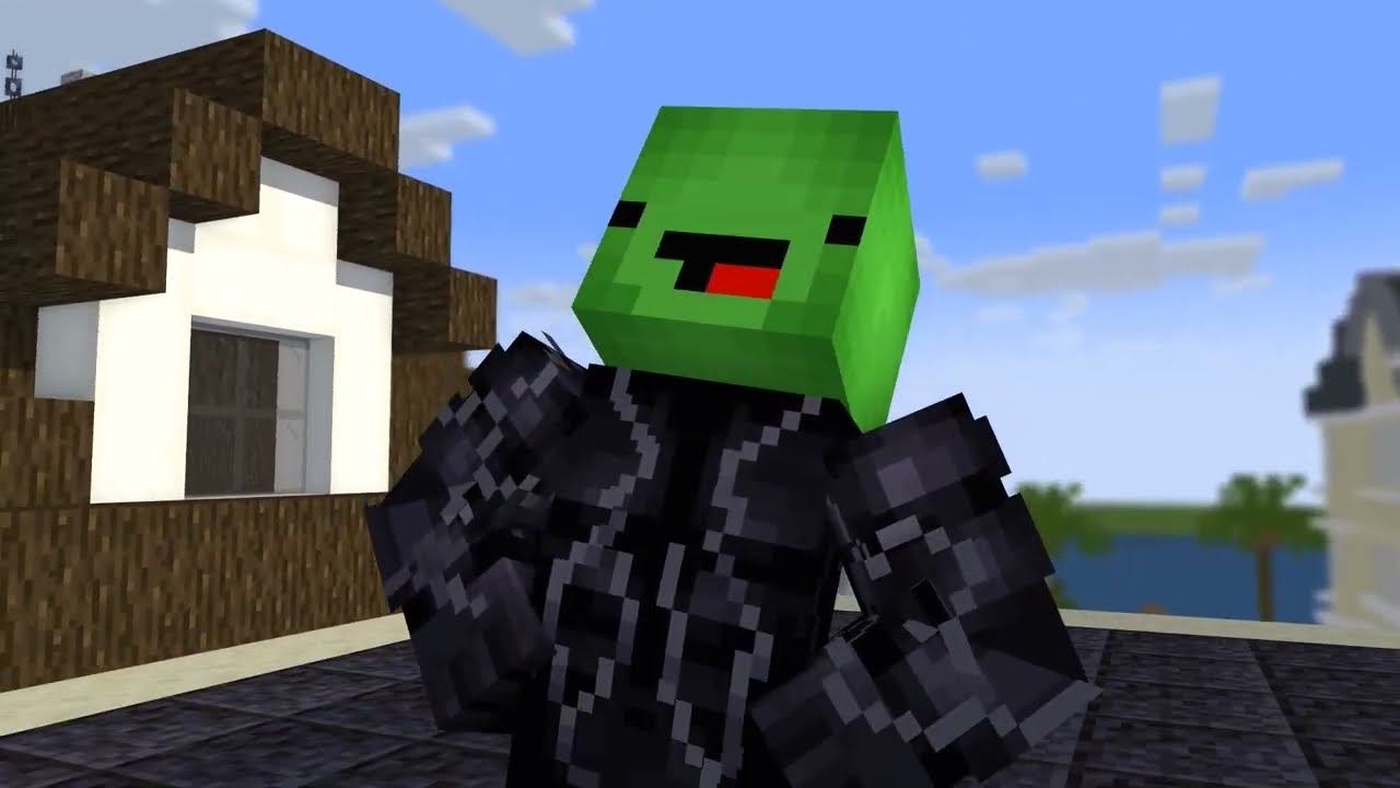 JJ and Mikey Girls FELL in Love with SPIDERMAN and VENOM - Minecraft Animation / Maizen