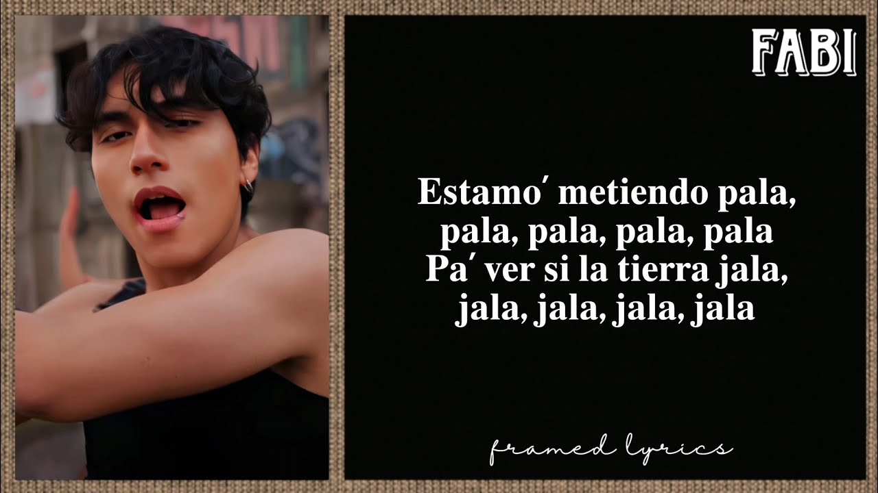 Q_ARE - PALA Lyrics (Framed) | Q_ARE PALA Letra