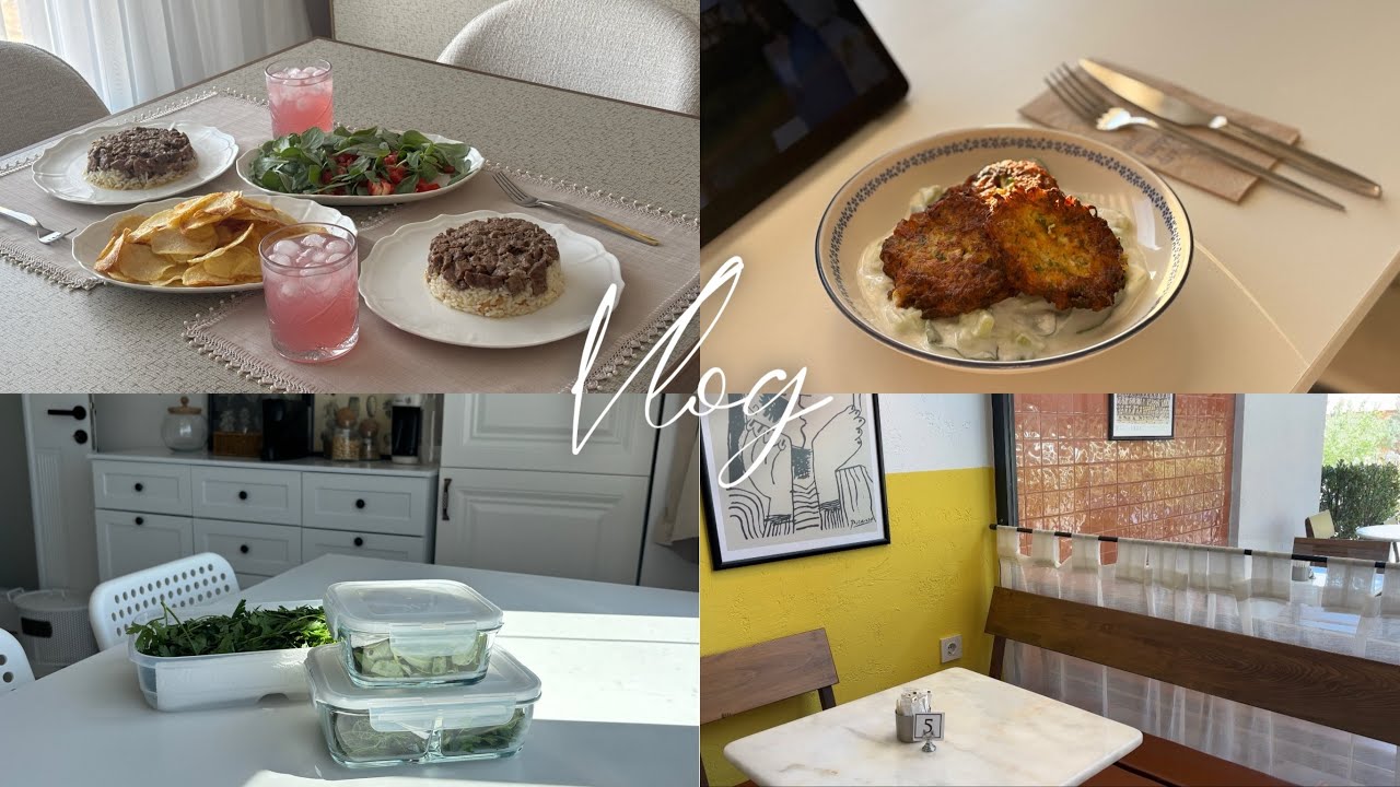 Günlük Vlog👩🏻‍🍳, İki Akşam Yemeği🍛, Mücver, Şanlıurfa🌇