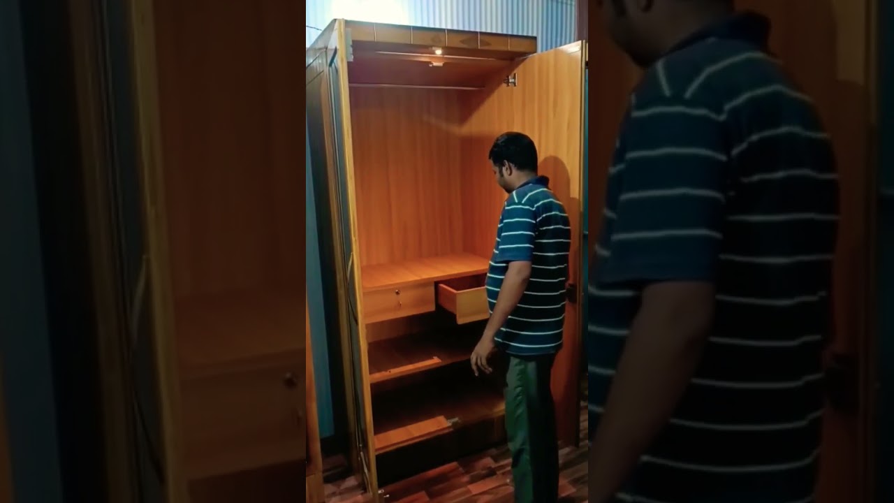 2 Door Wardrobe designs for bedroom