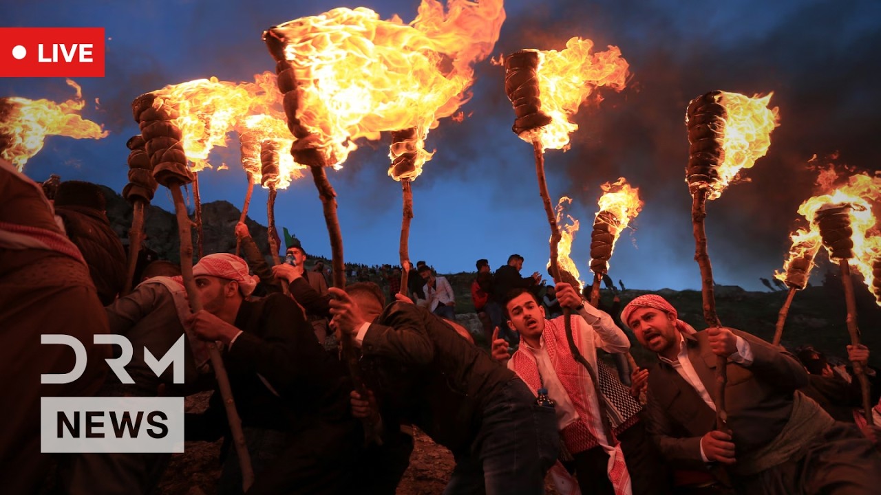 LIVE: Kurds Welcome New Year with Fire Rituals and Traditions in Iraq | AQ1N