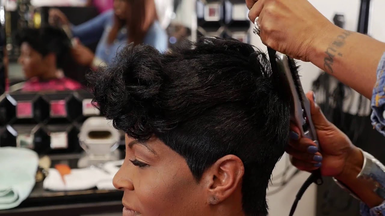 HOW TO CUT A FUNKY PIXIE (using clippers&shears)