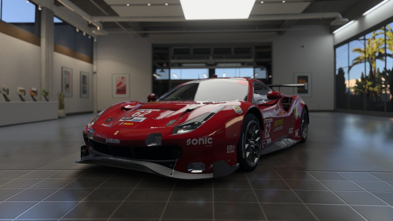 Forza Motorsport Silver Stone Ferrari 488 GTE