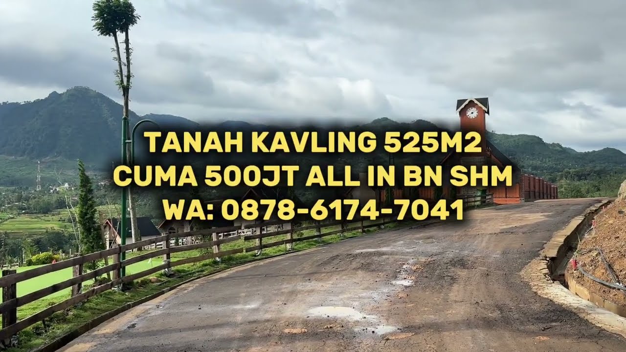 DIJUAL TANAH 525M FREE BALIK NAMA SHM | HANYA 90 MENIT DARI PINTU TOL JATIKARYA | PUNCAK 2 BOGOR