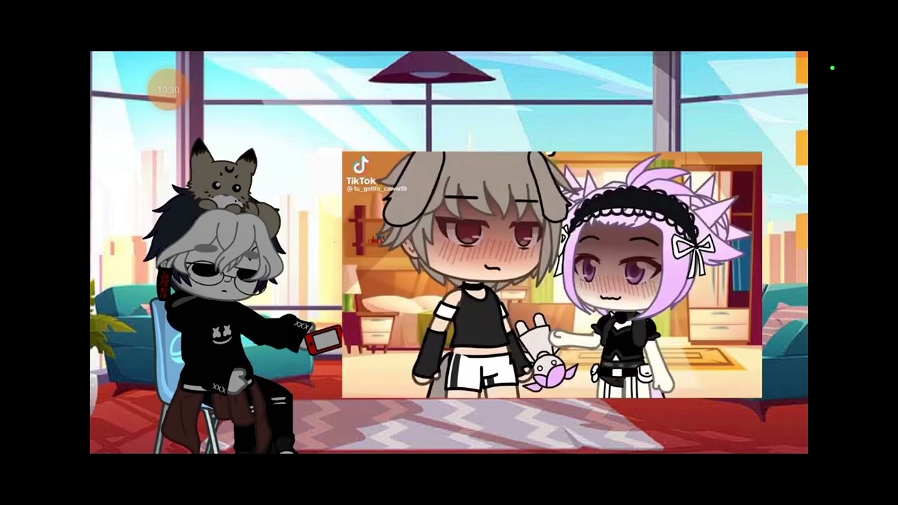 eu reagindo a gacha t&oacute;xico e gacha terror