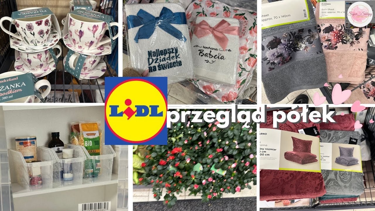 LIDL 🎀 BAMBUSY I RÓŻYCZKI 🌹❤️ PREZENTY DLA BABĆ I DZIADKÓW, ORGANIZERY DO LODÓWKI, RĘCZNIKI W KWIATY