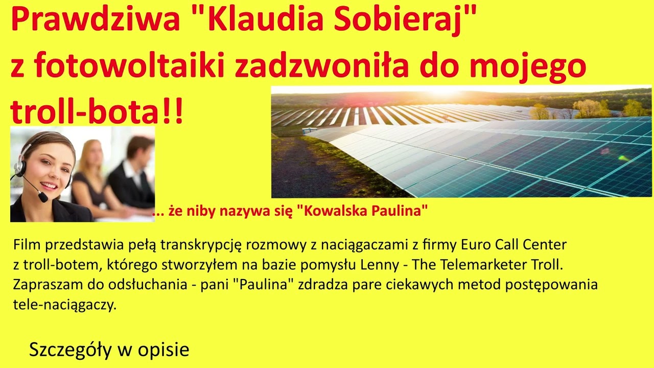 Prawdziwa Klaudia Sobieraj (nie bot) rozmawia z moim troll-botem. Zemsta po raz drugi :D