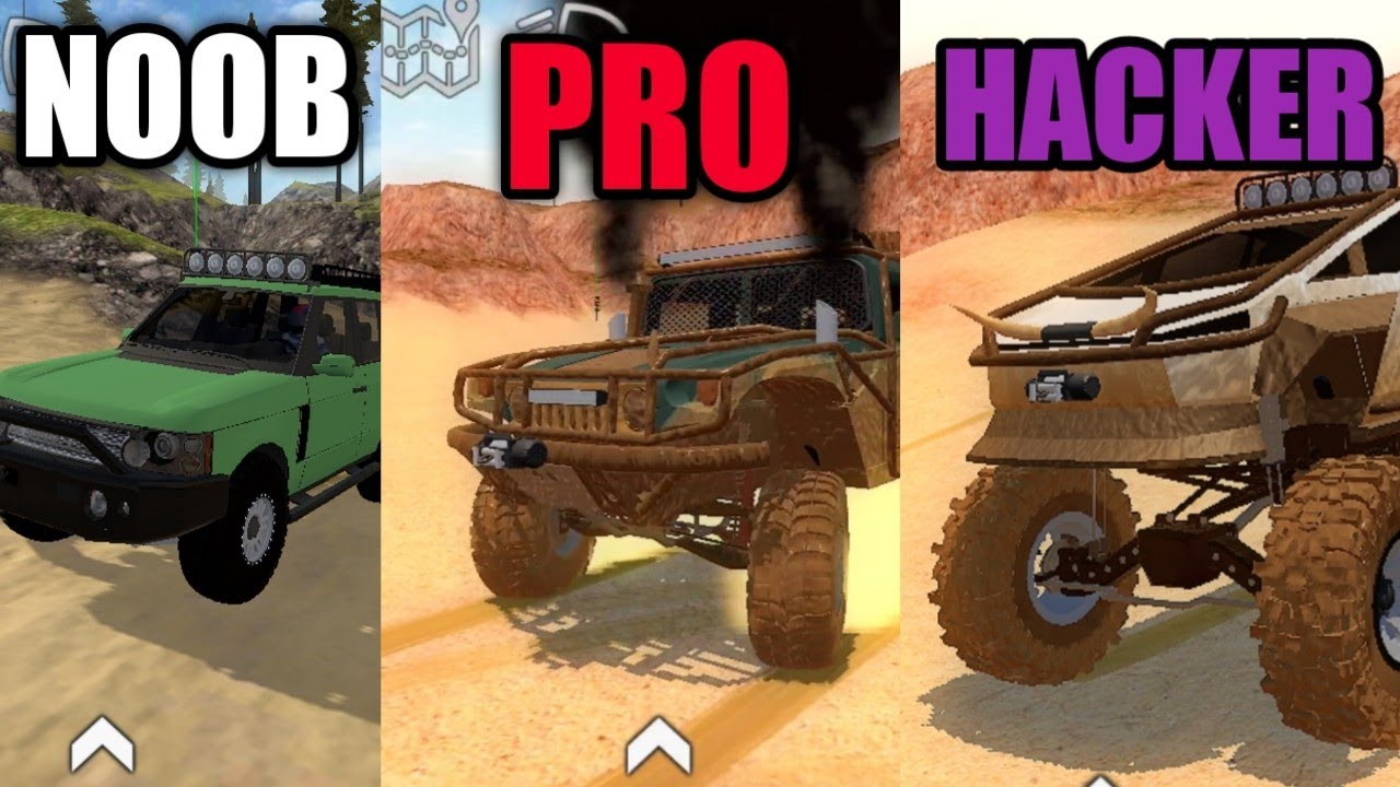 NOOB vs PRO vs HACKER in OFFROAD OUTLAWS