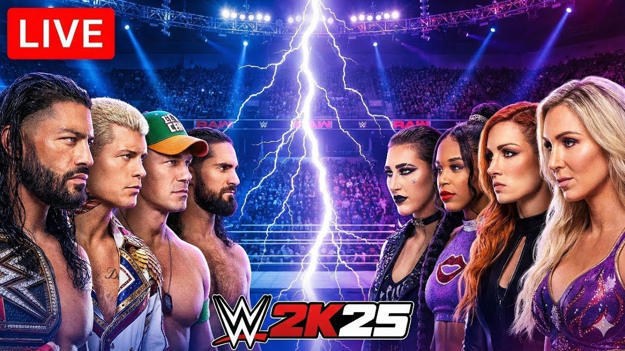 WE25K Gameplay Live WWE Live Stream 