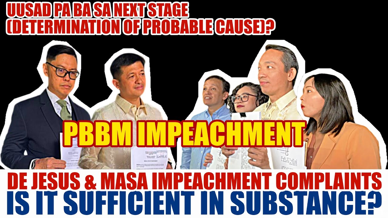 DALAWANG IMPEACHMENT SABAY TINALAKAY NG KOMITE KUNG SUFFICIENT IN SUBSTANCE BA 📱