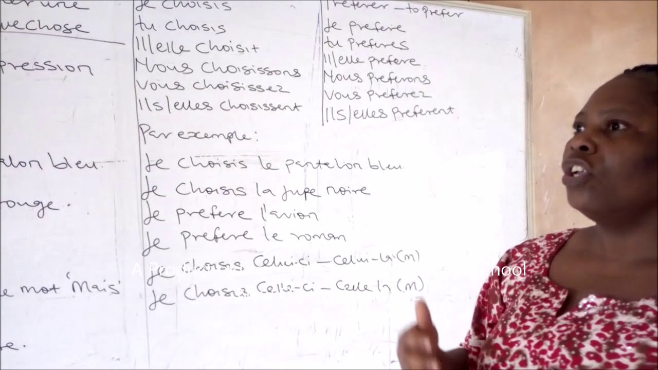 French Jss2 Wk1