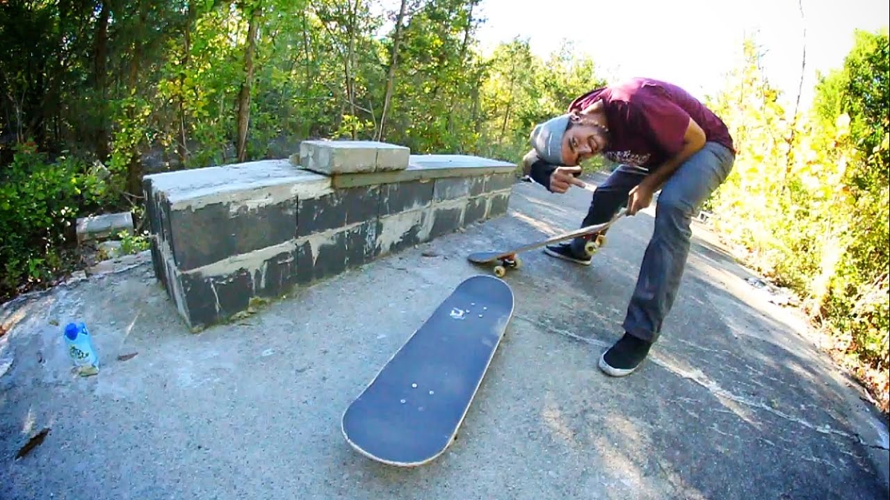 Hidden Skate Spot In A Forest!