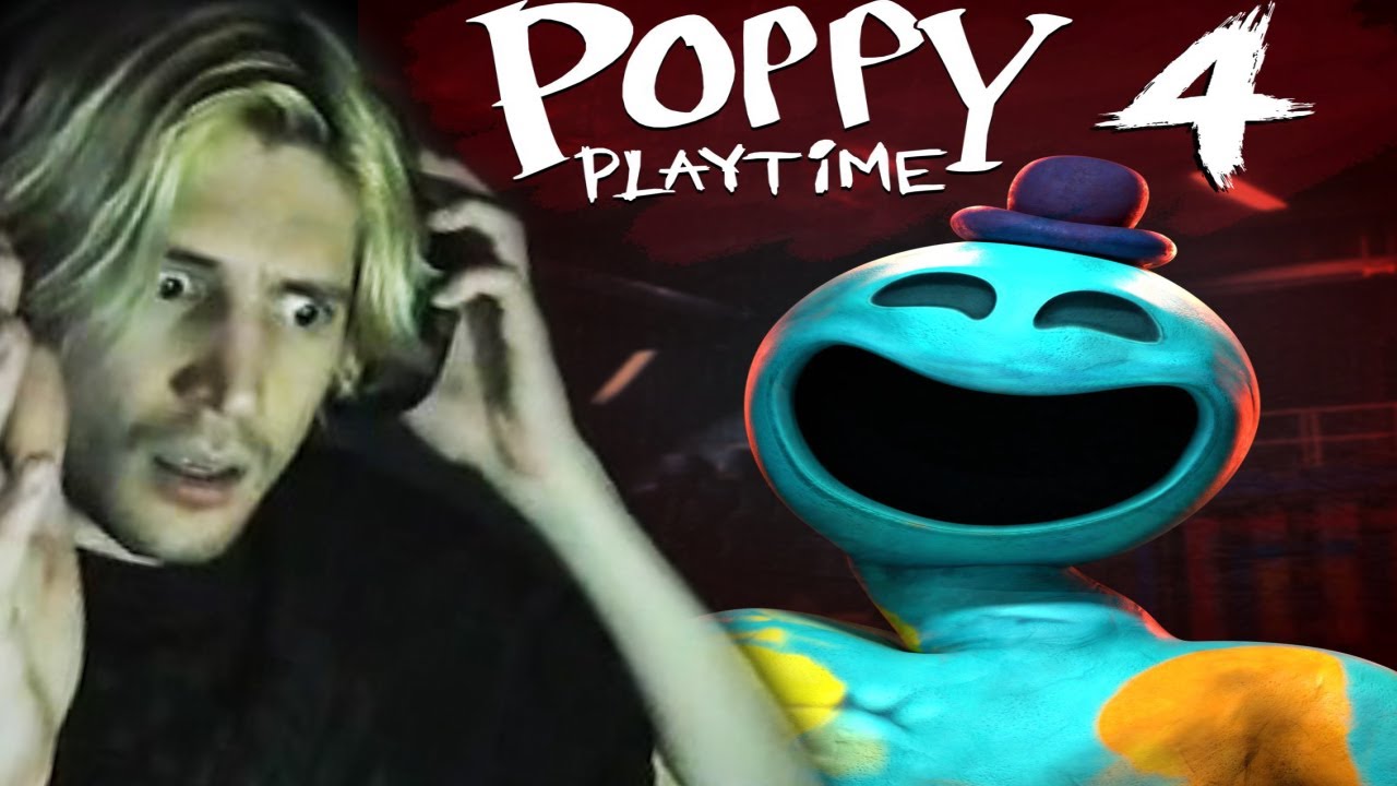 xQc Plays Poppy Playtime Chapter 4