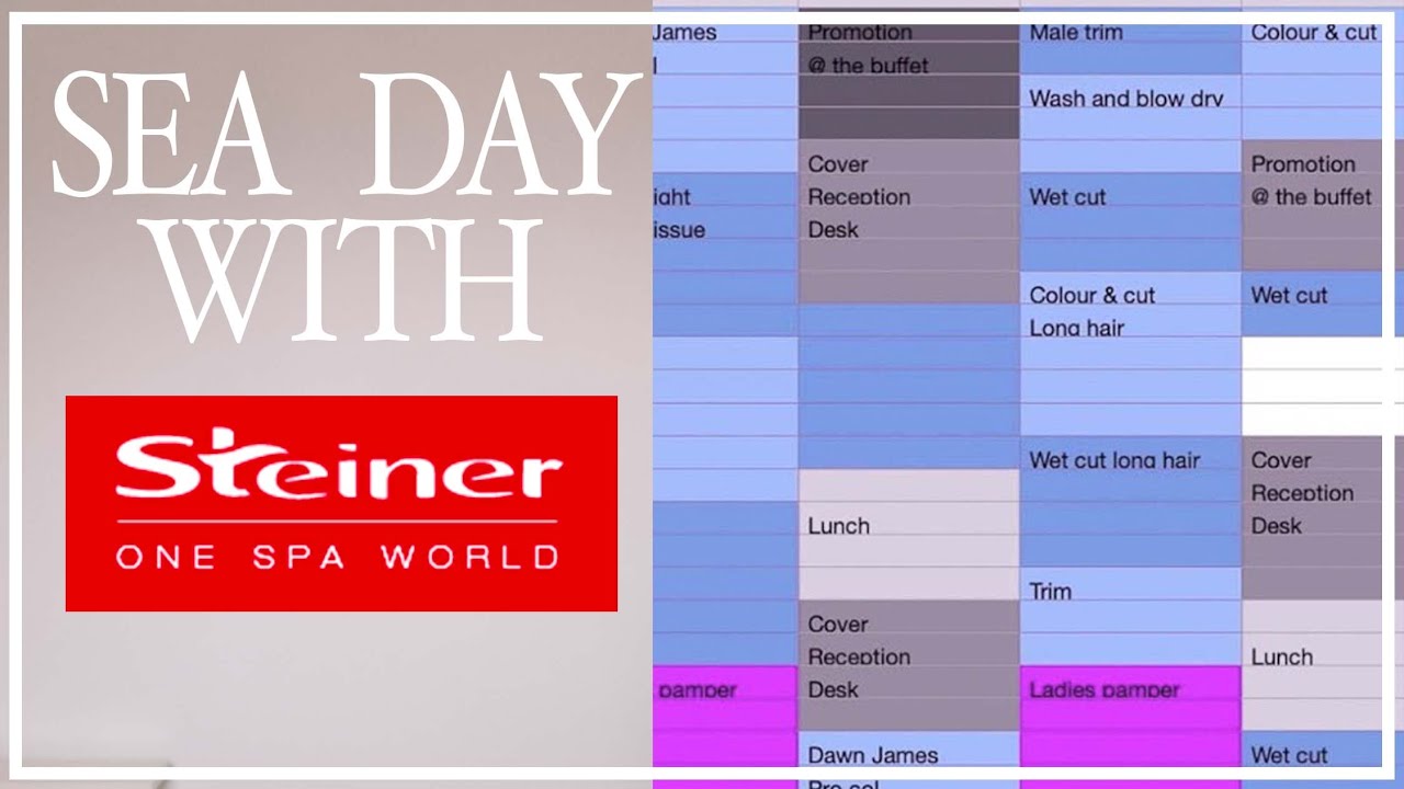 Steiner Sea Day on a cruise ship. What you should expect from a day at sea.