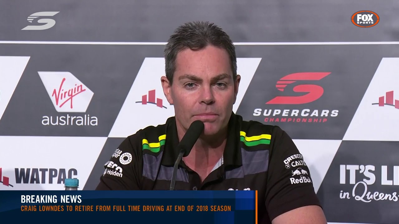 Craig Lowndes Retirement Announcement