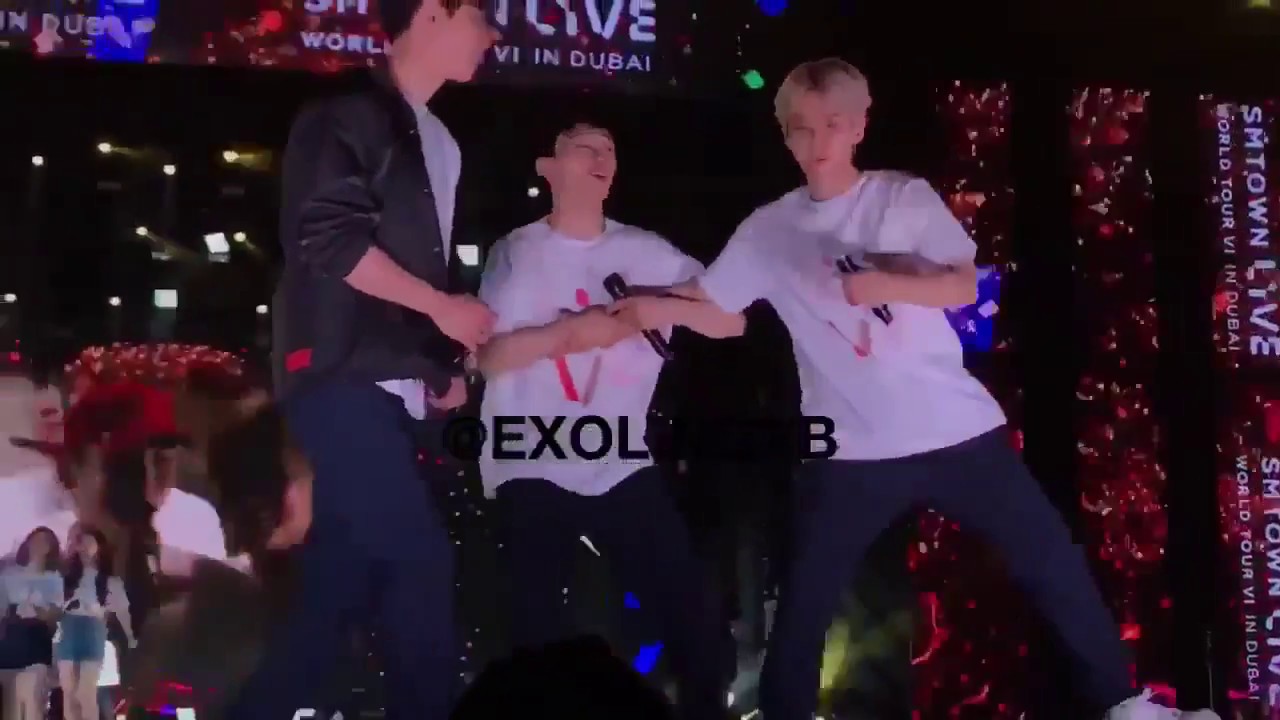 (180406) EXO - CUTE MOMENT @ SMTOWN IN DUBAI