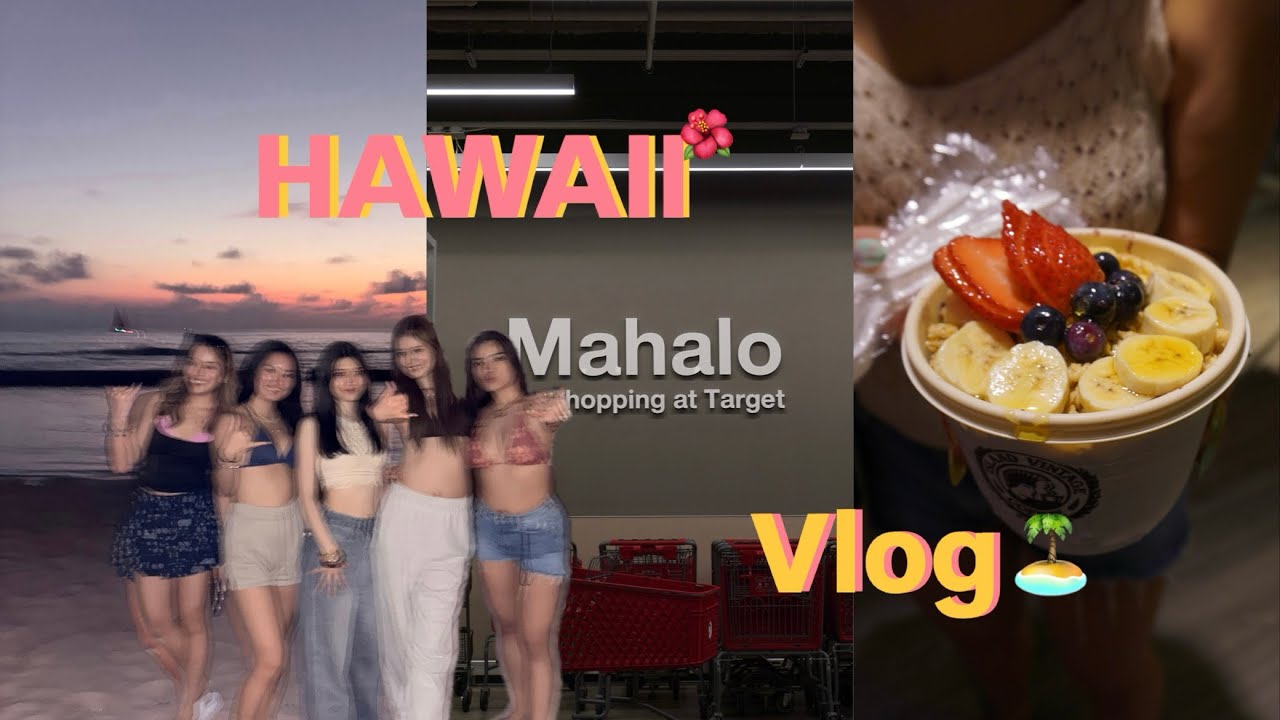 【HAWAII VLOG】卒業旅行✈️🌺🇺🇸🏝️#1