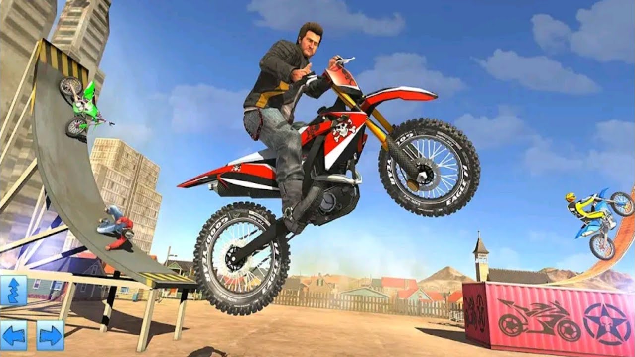IMPOSSIBLE MOTOR BIKE TRACKS 3D GAMES #Dirt Motor Cycle Race Game #Bike Games To Play #Games Android